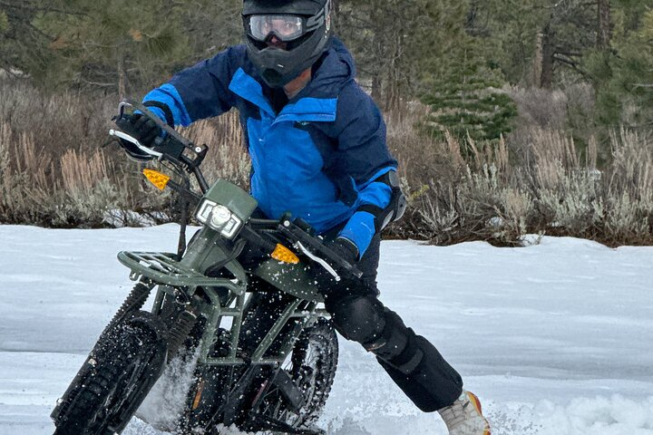 Electric dirt bike tour with Tahoe Outdoor Adventures is the ultimate way to tour Lake Tahoe!